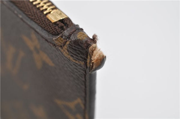 Authentic Louis Vuitton Monogram Neverfull Pouch Purse Clutch Bag LV 6576F