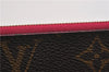Authentic Louis Vuitton Monogram Neverfull Pouch Purse Clutch Bag Pink LV 6577F