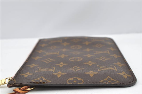 Authentic Louis Vuitton Monogram Neverfull Pouch Purse Clutch Bag Pink LV 6579F