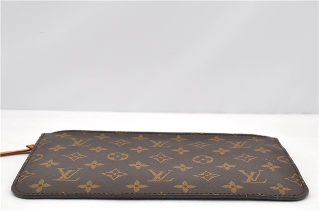 Authentic Louis Vuitton Monogram Neverfull Pouch Purse Clutch Bag Pink LV 6579F
