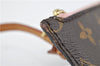 Authentic Louis Vuitton Monogram Neverfull Pouch Purse Clutch Bag Pink LV 6579F