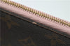 Authentic Louis Vuitton Monogram Neverfull Pouch Purse Clutch Bag Pink LV 6579F