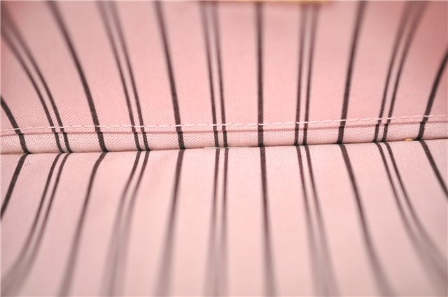 Authentic Louis Vuitton Monogram Neverfull Pouch Purse Clutch Bag Pink LV 6579F