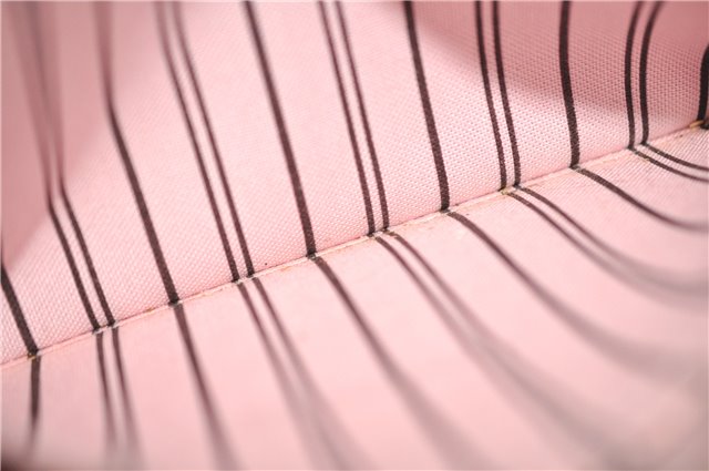 Authentic Louis Vuitton Monogram Neverfull Pouch Purse Clutch Bag Pink LV 6579F