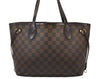 Authentic Louis Vuitton Damier Neverfull PM Shoulder Tote Bag N51109 LV 6583I