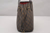 Authentic Louis Vuitton Damier Neverfull PM Shoulder Tote Bag N51109 LV 6583I