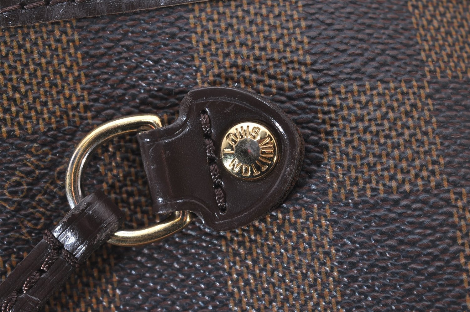 Authentic Louis Vuitton Damier Neverfull PM Shoulder Tote Bag N51109 LV 6583I