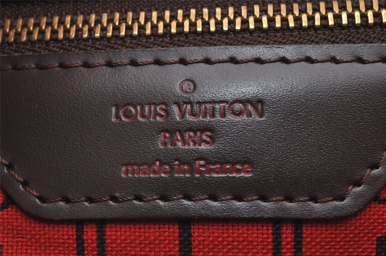 Authentic Louis Vuitton Damier Neverfull PM Shoulder Tote Bag N51109 LV 6583I