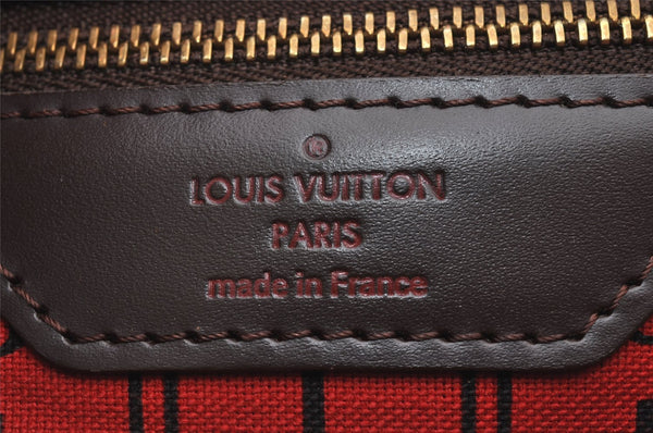 Authentic Louis Vuitton Damier Neverfull PM Shoulder Tote Bag N51109 LV 6583I