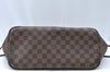 Authentic Louis Vuitton Damier Neverfull MM Shoulder Tote Bag N51105 LV 6652I