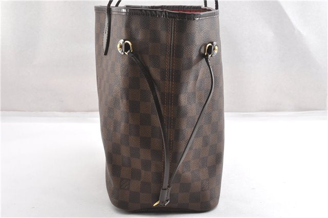 Authentic Louis Vuitton Damier Neverfull MM Shoulder Tote Bag N51105 LV 6676F