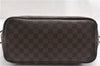Authentic Louis Vuitton Damier Neverfull MM Shoulder Tote Bag N51105 LV 6676F
