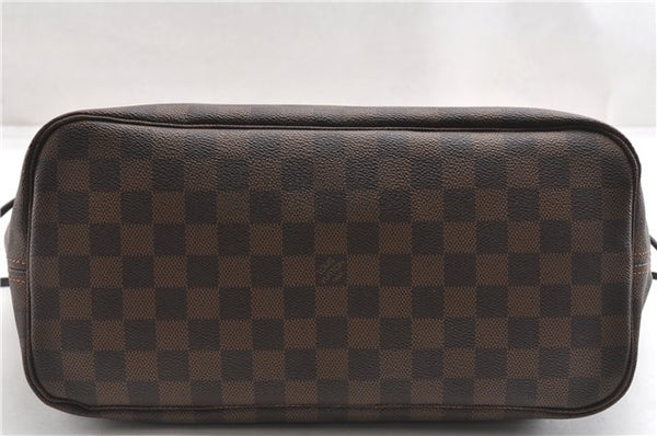 Authentic Louis Vuitton Damier Neverfull MM Shoulder Tote Bag N51105 LV 6676F