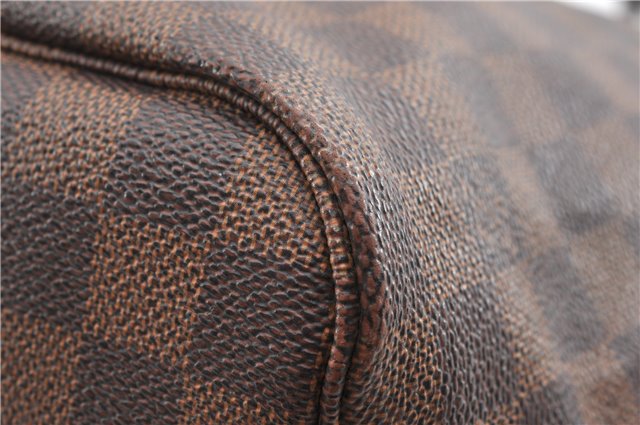 Authentic Louis Vuitton Damier Neverfull MM Shoulder Tote Bag N51105 LV 6676F