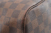 Authentic Louis Vuitton Damier Neverfull MM Shoulder Tote Bag N51105 LV 6676F