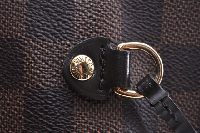 Authentic Louis Vuitton Damier Neverfull MM Shoulder Tote Bag N51105 LV 6676F