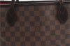 Authentic Louis Vuitton Damier Neverfull MM Shoulder Tote Bag N51105 LV 6676F