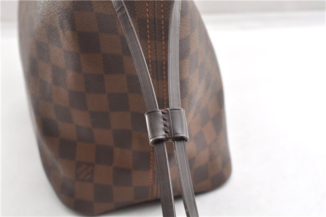 Authentic Louis Vuitton Damier Neverfull MM Shoulder Tote Bag N51105 LV 6676F