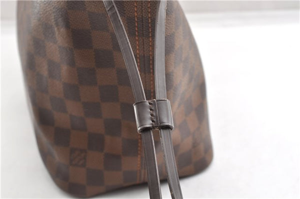 Authentic Louis Vuitton Damier Neverfull MM Shoulder Tote Bag N51105 LV 6676F