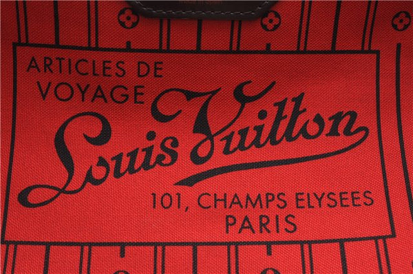 Authentic Louis Vuitton Damier Neverfull MM Shoulder Tote Bag N51105 LV 6676F