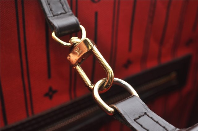 Authentic Louis Vuitton Damier Neverfull MM Shoulder Tote Bag N51105 LV 6676F
