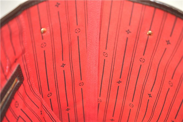 Authentic Louis Vuitton Damier Neverfull MM Shoulder Tote Bag N51105 LV 6676F