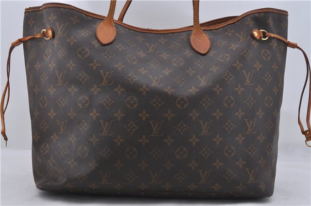 Authentic Louis Vuitton Monogram Neverfull GM Tote Bag M40157 LV 6693D