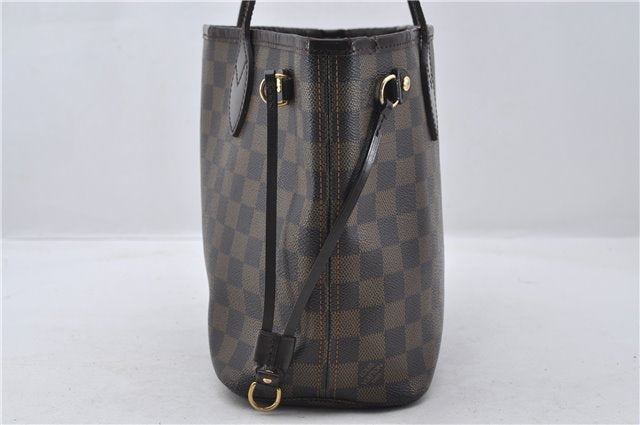 Authentic Louis Vuitton Damier Neverfull PM Shoulder Tote Bag N51109 LV 6762E