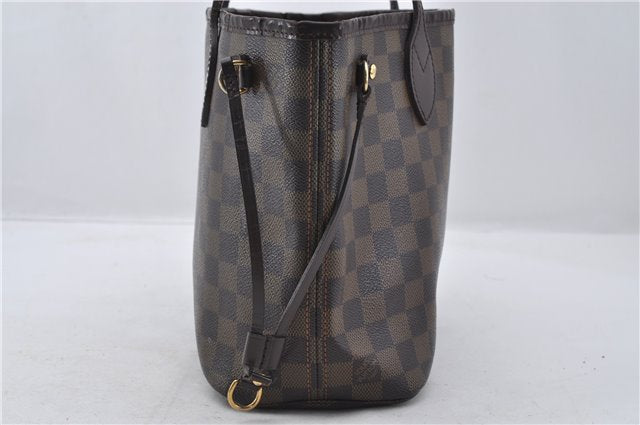 Authentic Louis Vuitton Damier Neverfull PM Shoulder Tote Bag N51109 LV 6762E