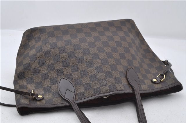 Authentic Louis Vuitton Damier Neverfull PM Shoulder Tote Bag N51109 LV 6762E