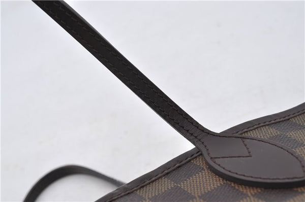 Authentic Louis Vuitton Damier Neverfull PM Shoulder Tote Bag N51109 LV 6762E