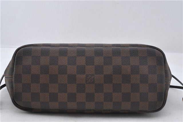 Authentic Louis Vuitton Damier Neverfull PM Shoulder Tote Bag N51109 LV 6762E