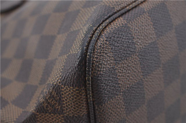 Authentic Louis Vuitton Damier Neverfull PM Shoulder Tote Bag N51109 LV 6762E