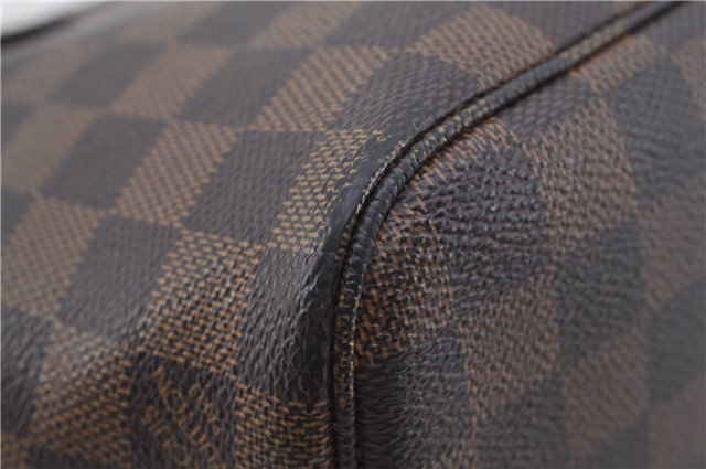 Authentic Louis Vuitton Damier Neverfull PM Shoulder Tote Bag N51109 LV 6762E