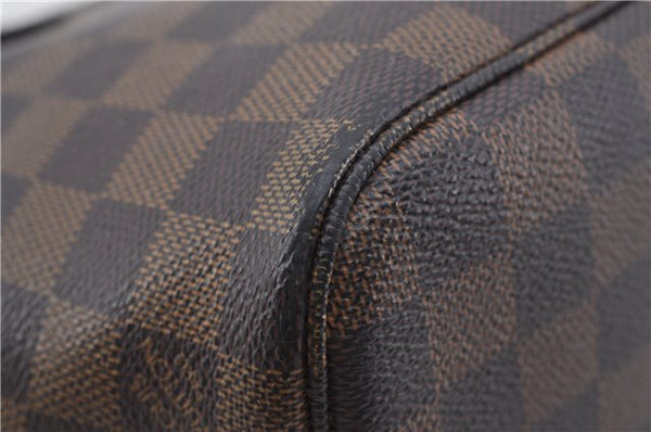 Authentic Louis Vuitton Damier Neverfull PM Shoulder Tote Bag N51109 LV 6762E