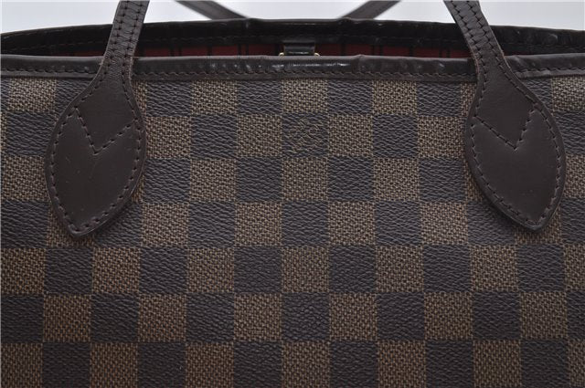 Authentic Louis Vuitton Damier Neverfull PM Shoulder Tote Bag N51109 LV 6762E