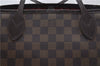 Authentic Louis Vuitton Damier Neverfull PM Shoulder Tote Bag N51109 LV 6762E