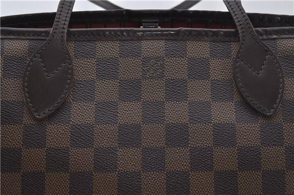 Authentic Louis Vuitton Damier Neverfull PM Shoulder Tote Bag N51109 LV 6762E