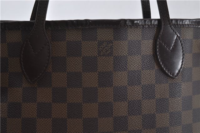 Authentic Louis Vuitton Damier Neverfull PM Shoulder Tote Bag N51109 LV 6762E