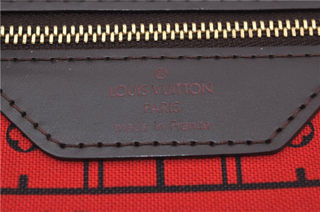 Authentic Louis Vuitton Damier Neverfull PM Shoulder Tote Bag N51109 LV 6762E
