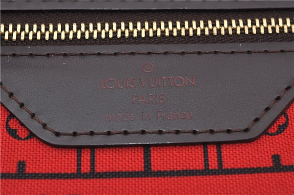 Authentic Louis Vuitton Damier Neverfull PM Shoulder Tote Bag N51109 LV 6762E