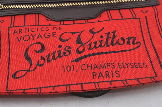 Authentic Louis Vuitton Damier Neverfull PM Shoulder Tote Bag N51109 LV 6762E