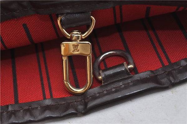 Authentic Louis Vuitton Damier Neverfull PM Shoulder Tote Bag N51109 LV 6762E
