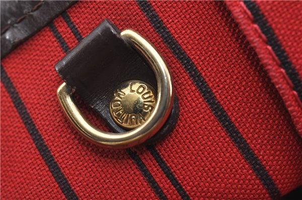 Authentic Louis Vuitton Damier Neverfull PM Shoulder Tote Bag N51109 LV 6762E