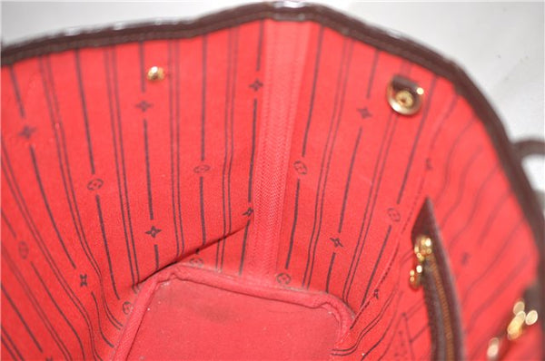 Authentic Louis Vuitton Damier Neverfull PM Shoulder Tote Bag N51109 LV 6762E