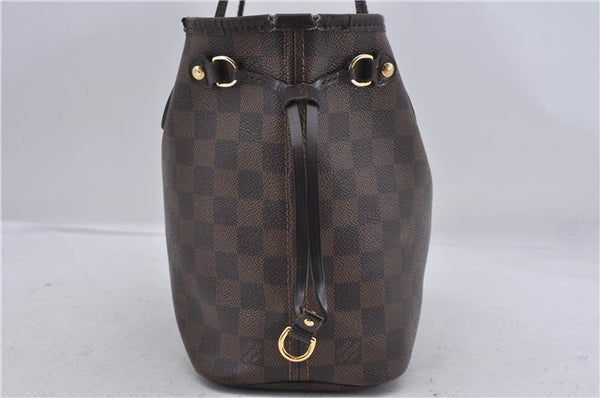 Authentic Louis Vuitton Damier Neverfull PM Tote Bag N51109 LV 6820D