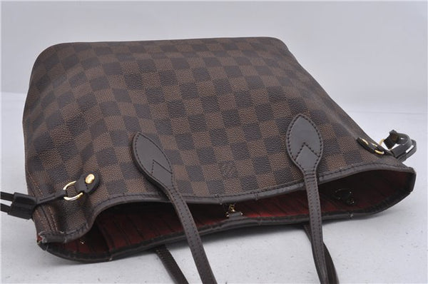 Authentic Louis Vuitton Damier Neverfull PM Tote Bag N51109 LV 6820D