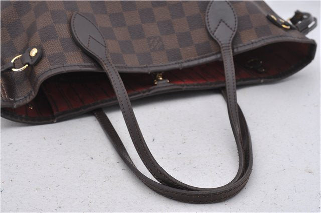 Authentic Louis Vuitton Damier Neverfull PM Tote Bag N51109 LV 6820D