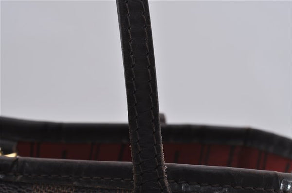 Authentic Louis Vuitton Damier Neverfull PM Tote Bag N51109 LV 6820D