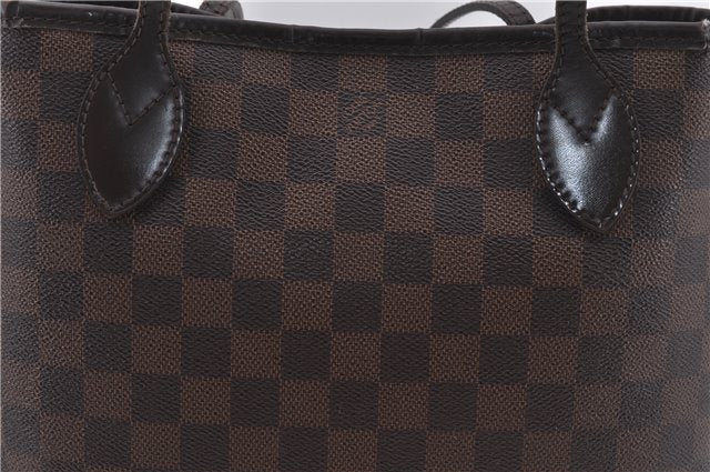Authentic Louis Vuitton Damier Neverfull PM Tote Bag N51109 LV 6820D
